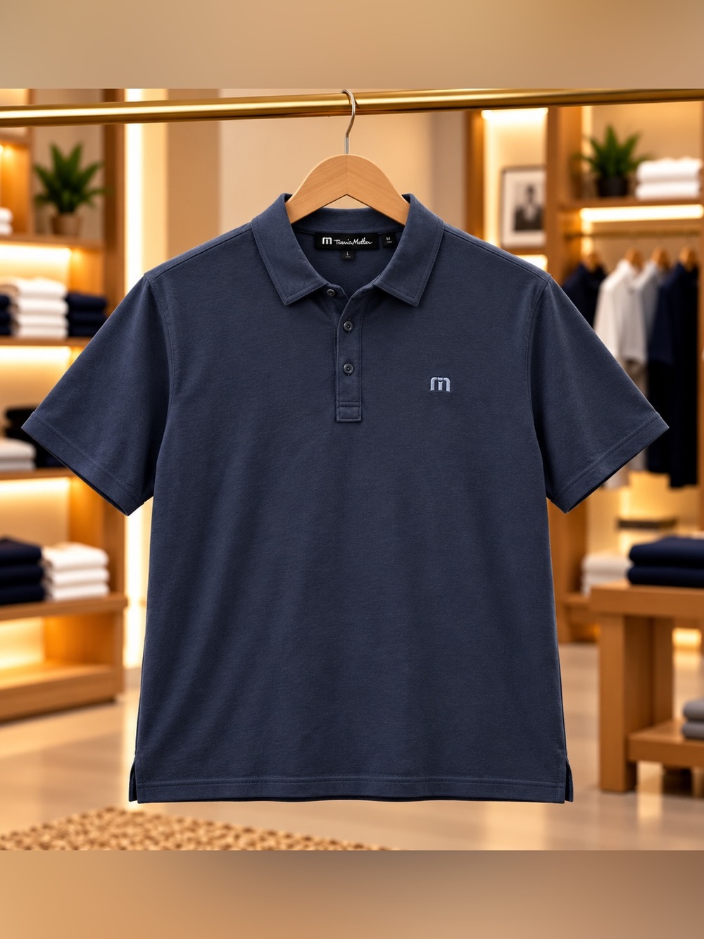 TravisMathew Men's Polo Shirt XXL Cotton Blend